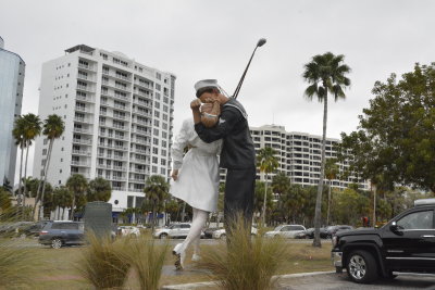 Unconditional Surrender Statue in Sarasota Fl.WWII