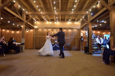 Max and Tonya's first dance - wedding reception