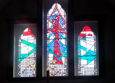 Church window, Battle Harbour