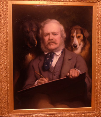 Landseer watched by his dogs, Vancouver Art Gallery