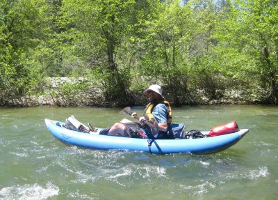 Ben Gravitz on the Bear River