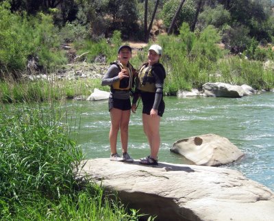 Emma and Ella Murchison at Cache Creek