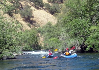 Paul Eilers with Sister Jane on the Mokelumne 