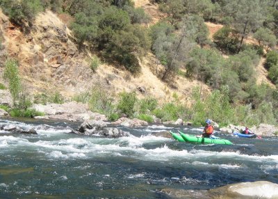Steve Menicucci and Paul Eilers on the Middle Fork of the American