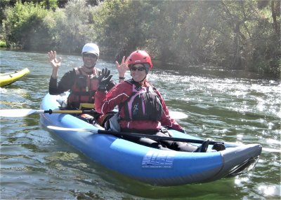 Guy Dickson and Lyona Thibault on the American River