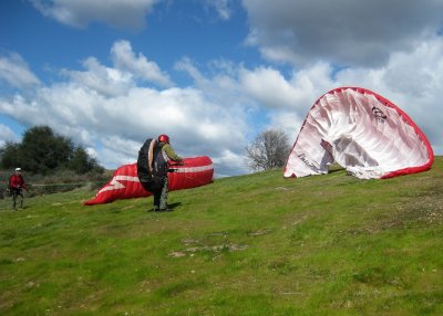 Dave Hellerstein and Rich Staudinger Preparing for Flight at Cronin Ranch 