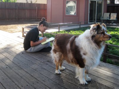 Emma Working on a Measurement Challenge