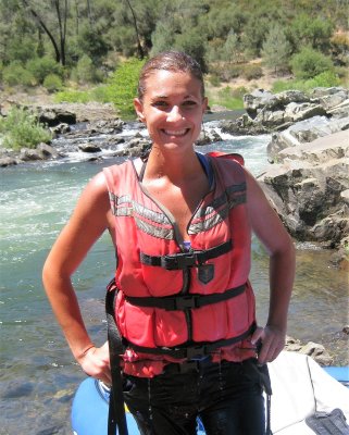 Crystal Traub in the American River Gorge