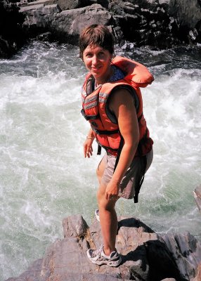 Glenda Livingston Getting Ready to Jump into Satan's Cauldron