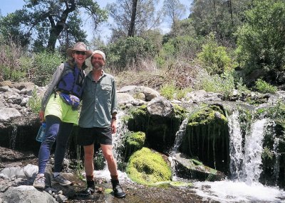 Roy and Sally Berke on the Cache Creek Wilderness Run