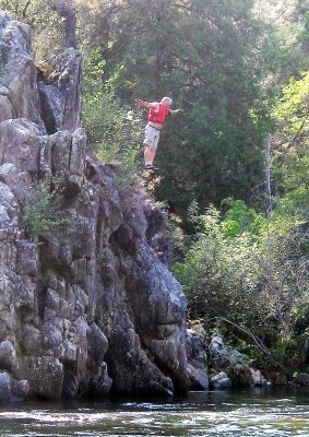 Luis Montes in Fine Form at Jumping Rock on the South Fork Gorge