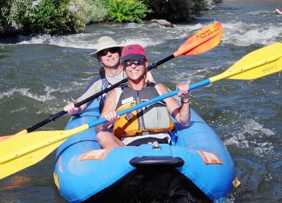 John Daly and Lisa Maxwell on Cache Creek