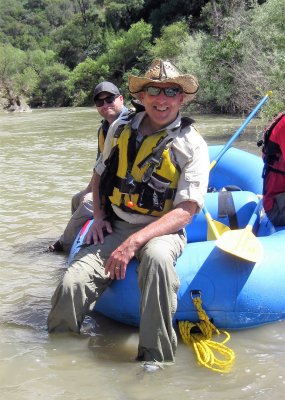 Don Bishop in the Cache Creek Wilderness