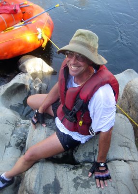 Kim Andregg at Jumping Rock on the American