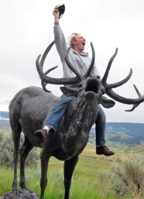 Larry Hazen at the National Museum of Wildlife Art (Jackson, Wyoming)