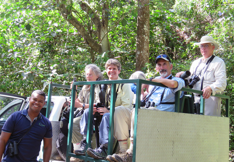 This is Michael and his birding crew in Panama