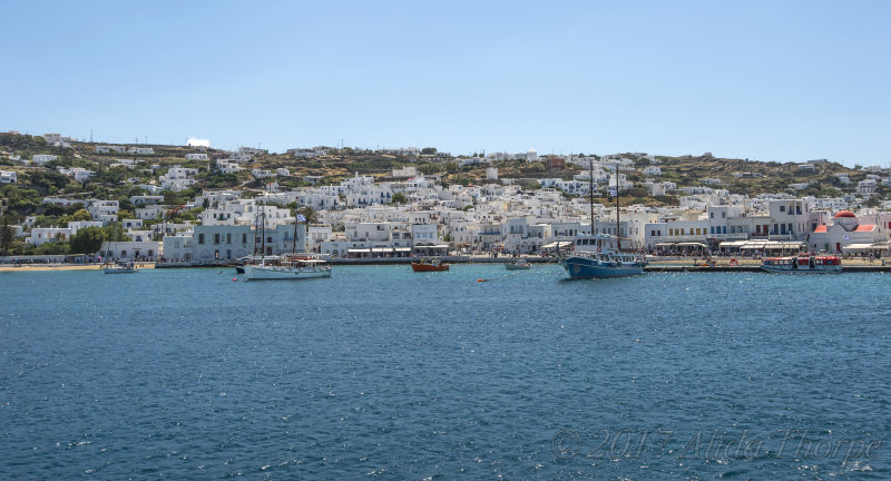 Mykonos harbo