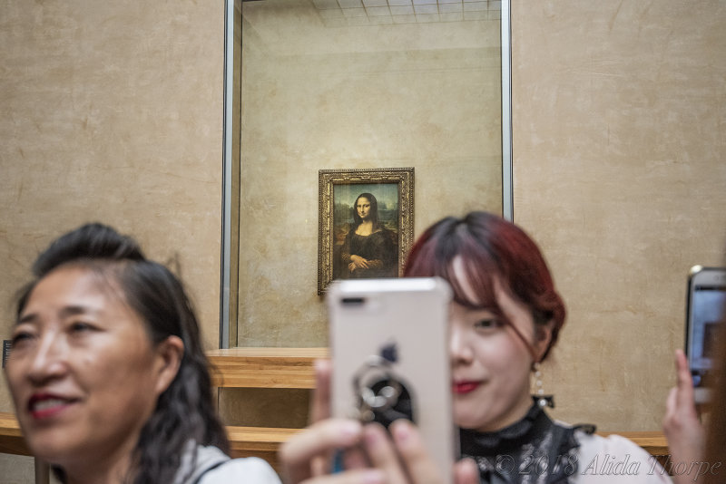 Mona Lisa selfies
