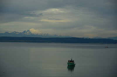 View of Mt. Baker from our room