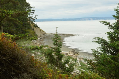 view of beach at Joseph Whidbey State Park