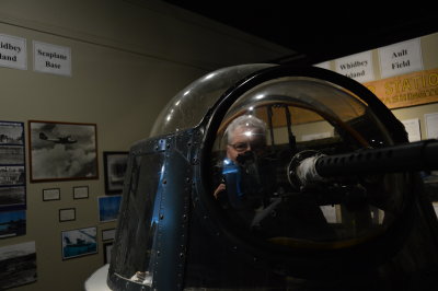 Main gunner at the PBY Museum in Oak Harbor
