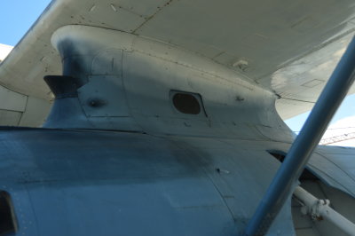 Not much of a view for Radioman Fields from that small window!