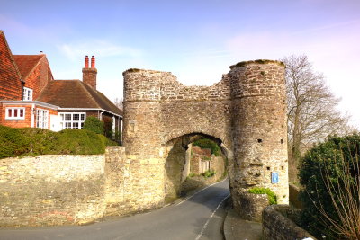 Strand  Gate ,from   inside  the Town  Walls.