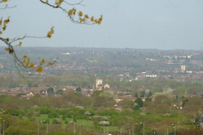 The Abbey Church , from  an  Epping  Forest  viewpoint.