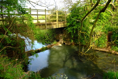Footbridge  over  the  River  Rother.