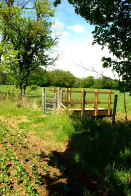 The  new  footbridge  and  gate.