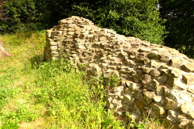 Remains  of  east  section  of  circuit  wall .  