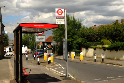 The  new  bus  shelter .