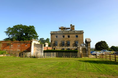 The  ruins  of  The  Copped  Hall  .