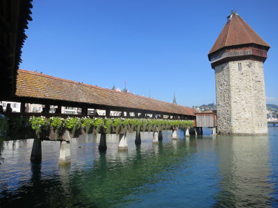 The  famous  bridge  in  Lucerne.