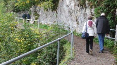 On the cliff walk