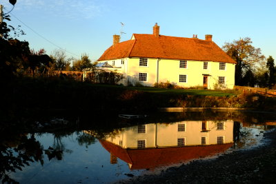 Abbess  Roding  Hall , in reflection