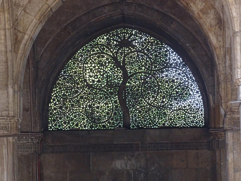 Tree of Life screen at a mosque; beautiful