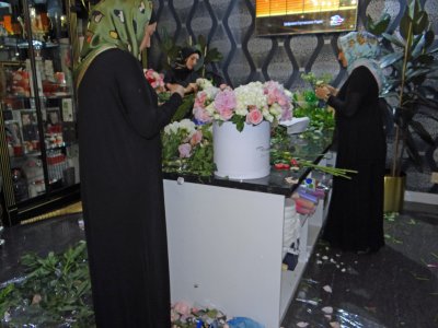 Flower shop and its workers
