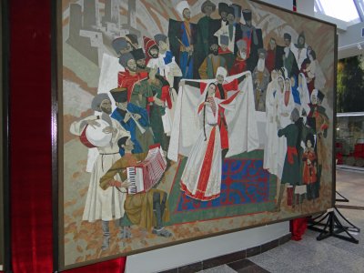 A painting in a Grozny museum