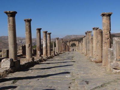 Djemila's main colonade