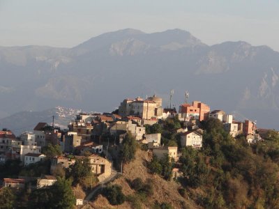 A hillside town in Algeria's mountians