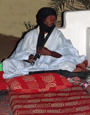 A flute player