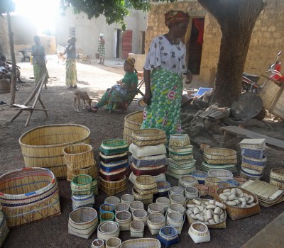 A village famous for baskets made by their women