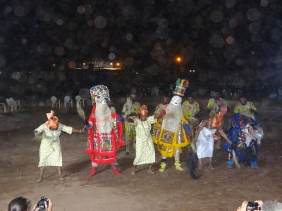 One of the evening performance groups (from Benin)