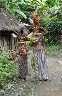 Greeters at a ceremony of