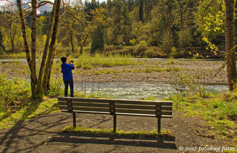 Photographing Along Middle Fork Path