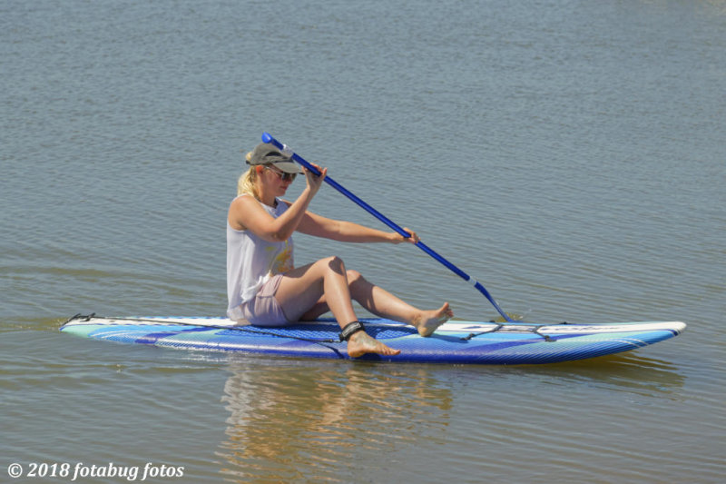 A Demonstration of Paddle Boarding for Us!