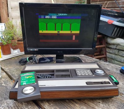 Intellivision with Pitfall