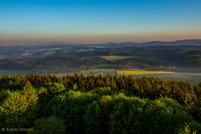 Auf dem Georg-Viktor-Turm auf dem Eisenberg