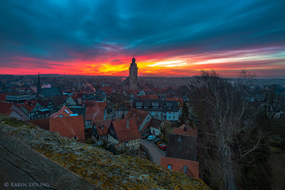 Zum Sonnenaufgang auf dem Tylenturm